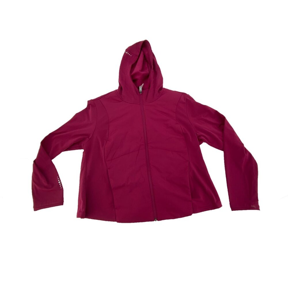 Women's Tuff Athletics Fleece Lined Jacket | Outdoor | Size XXLarge | Berry Red